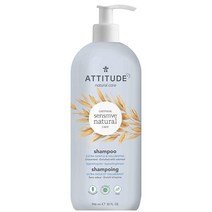 ATTITUDE 민감 피부 헤어 샴푸 부드럽고 볼륨감 있는 오트밀 풍부한 식물미네랄 EWG 인증비건 무향946.4ml(32 oz)60501