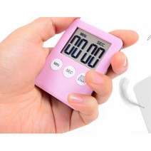 감성디자인 조리 조작 주방용 타이머 요리알람시계, 화이트, 마그넷 주방 키친타이머