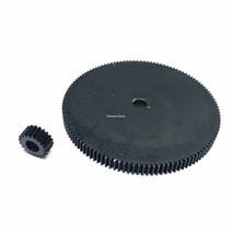 평기어 0.5m 2038557080100120 치아 5mm 금속 강철 평 기어 diy 모터 구동 기어, 80 치아