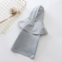 수출 한일 강아지 옷 애완 망토 방우 귀여운 비옷 강아지 옷, 잿빛, 5호