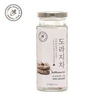 우리꽃연구소 도라지차 삼각티백 20T 유리병