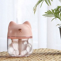 가습기 무드등 저소음 기능 자동전원 차단 고양이 미니가습기, 블루, 본상품선택