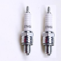 오토바이점화스위치 TDPRO C7HSA 점화 플러그 50cc-150cc ATV 먼지 구덩이 자전거 카트 오토바이 스쿠터 쿼, 02 2pcs