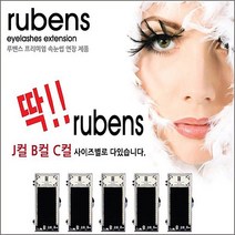 네일퀸 루벤스 속눈썹 아이스타 플랫모 16줄+사은품 속눈썹재료, 1개, C-010-10