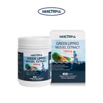 [해외건강식품직구] 헬스피아 초록입홍합 1000mg 500캡슐 6개