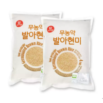 미이랑 무농약 발아현미 4kg x 2, 2개, 단품