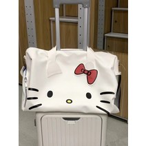 헬로키티 여행 보조 가방 보스턴백 캐리어 보조가방