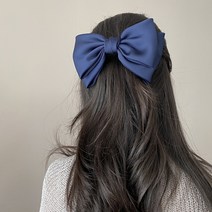 왕리본핀 고급 실크 새틴 리본 머리핀 3타입 20컬러 김나영 윤승아 2단 3단 대왕 리본핀 디어망고