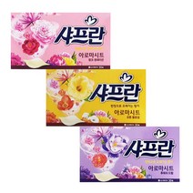 샤프 란 아로마 시트 30매 티슈 섬유 유연제 3종류 물 품 세제 세탁용 향수 샴푸대 휴지 향기 #345EA, 옐로코튼블로섬 30매, 본상품선택