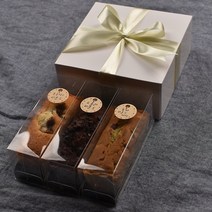 손글씨카드로 기쁨과 감사를 전하는 파운드케익 쿠키답례품 녹차 무화과 쇼콜라케익