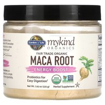가든오브라이프 마이카인드 오가닉s Fair Trade 오가닉 마카 Maxa Root Energy Boost 7.93 oz (225 g)