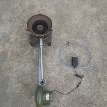 현장용 소각로 열풍 연소 폐유 난로, 미디움 16cm