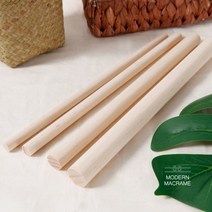 마크라메 목봉 마크라메봉 뉴송 15mm 재료, 15mm(50cm)