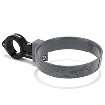Enlee 자전거 커피 컵 홀더 전기 스쿠터 핸들 바 물 음료 병 랙 범용 지원 장비 용품, Dark Gray