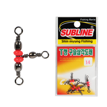 SUBLINE T형 구슬 삼각도래 가지채비
