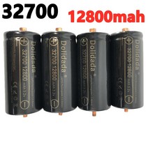 인산철 배터리 자동차 캠핑카 차박 리튬 시동 파워뱅크 추천원래 브랜드 32700 12800mAh 3.2V lifepo4 충전, 06 10PCS
