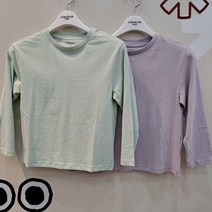 면100 % 오가닉 티셔츠 엄선 기본 긴팔티 아동 PKDITS