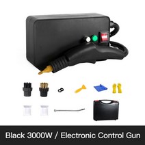 가정용 고압 스팀기 3000w 스팀 청소기 고온 청소 기계 자동 펌핑 살균 소독기 1.5m 64, 우리를, 220v, 검은 전기 총