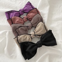 로맨틱모모 단아한라인 깔끔 얼굴소멸 여자 왕리본 머리핀