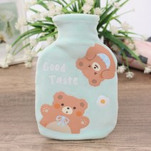 핫팩 손난로 헬로베어 보온 물주머니(200ml) (민트), 단품