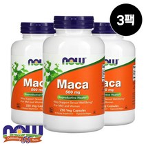 나우푸드 마카 500 mg 100 베지캡슐 3팩 마카뿌리, 1개, 기본