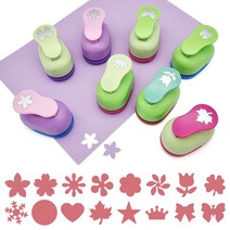 더이안 모양펀치 모양펀칭기 2.5cm 대형, 개나리