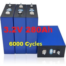 축전지 연축전지 납축 LF280K EVE 3.2V 280Ah Lifepo4 배터리 셀 새 버전 6000 긴 사이클 수명 QR 코드 A 등급