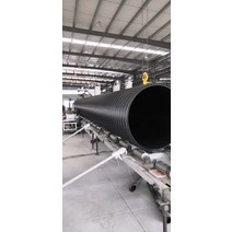 유공관 주문을 받아서 만들어진 HDPE 강철 벨트 관 폴리에틸렌은 나선형 물결 모양 관 이중벽 중공 벽 플라스틱 강철 감기 캐럿 관 하수를 강화했습니다, DN500