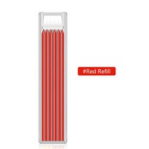 저렴한 리필 리드 및 내장 샤프너가 있는 단단한 목수 연필 스크라이버 목재 바닥 마킹 목공, 06 Red Refill