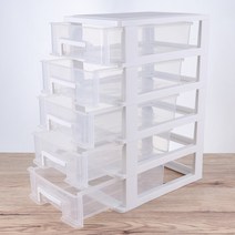 아기옷장 베이비옷장 아기 행거 서랍장 수납 플라스틱 서랍 정리함 캐비닛 옷장 데스크탑 화장품 잡화 타입, 01 White