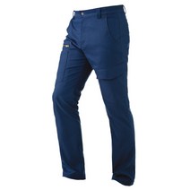 윌비 PR405 작업복 단체복 네이비 스판 사철복 바지