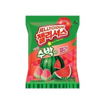 젤리셔스 수박바 젤리, 56g, 32개