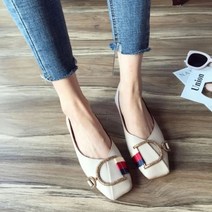 100182C 봄여름 단아한 2컬러 여성 단화