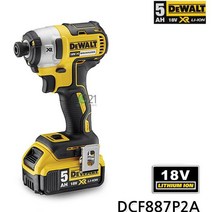 디월트 브러쉬리스 임팩드라이버 DCF887P2A 18V-5.0Ah