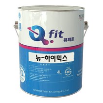 노루페인트 뉴 하이텍스 외부용 수성페인트 4L 무광, 레몬1