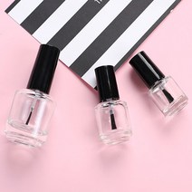 화장품 매니큐어 미니 유리 공병, 15ml, 1개