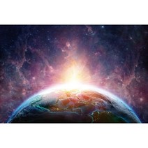 MOON.QG 사진 배경 갤럭시 성운 행성 소년 생일 파티 장식 우주 별 반짝이 소품, 17 2THXY00024_06 300x200cm