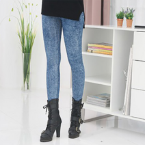 코지 여자 캐주얼 돌청 위싱 따뜻한 기모 유니크 레깅스