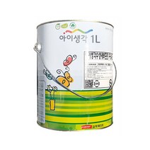 삼화페인트 아이생각 내부프로 1L, 화이트/크림 1001A, 1개