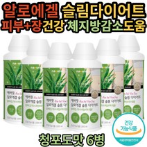 맛있는 알로에겔슬림다이어트 1000ml 6병 hca 가르시니아 추출물 내장지방 복부피하지방 감소도움 식 약 처인증 건강 기능 식품 엄마 아내 와이프 여자 친구 나에게 선물
