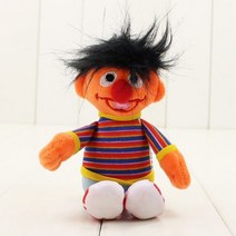 웃는엘모인형 엘모 굿즈 Elmo 세서미 스트리트 애착인형 쿠키 가이 빅버드 버트 어니 소프트 인형, Ernie