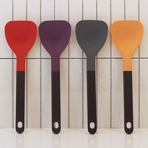 모아 실리콘 스파츌라 실리콘주걱 이유식 볶음 주걱 요리 스푼, 07_실리콘주걱레드+그레이