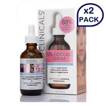 Advanced clinicals 어드밴스드 클리니컬스 10% 클리코릭 세럼 52ml 1.75oz 2개, 1개