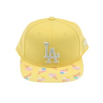 MLB 키즈 뉴욕양키스 아이스크림 평챙 스냅백 72CPIA911-07Y