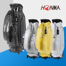 [혼마정품] 여성 휠 캐디백 12207, 블랙