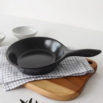 바보사랑 무균열 직화 도자기 후라이팬 (1인용).테이블코드, 상세설명 참조