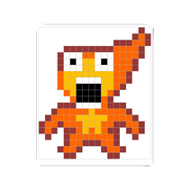 언더테일 디폼블럭 블럭비즈 캐릭터 도안 초등선물 나노블럭 집콕놀이, 4318