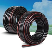 검정편사호스15mm 16mm*50M 물호스 내압편사호스
