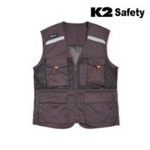 안전조끼 - K2 Safety 21VE-612R (그레이)