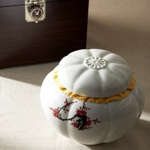 매화 도자기벌꿀 선물세트 1.2kg